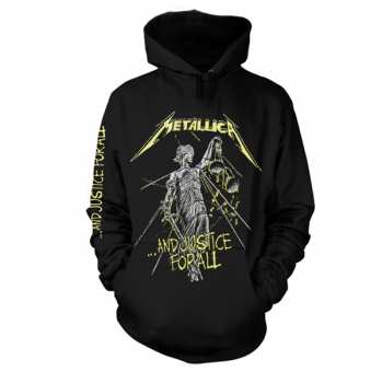 Merch Metallica: Mikina S Kapucňou And Justice For All Tracks