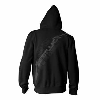 Merch Metallica: Mikina Se Zipem Black Album Burnished S