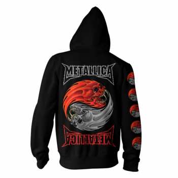 Merch Metallica: Mikina Se Zipem Yin Yang L