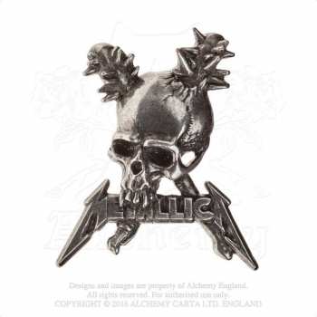 Merch Metallica: Odznak Damage Including Skull