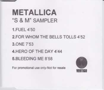 CD Metallica: S&m