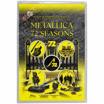 Merch Metallica: Súprava Odznakov 72 Seasons