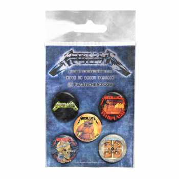 Merch Metallica: Súprava Odznakov The Singles Button Badge Set