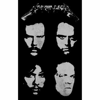 Merch Metallica: Textilný plagát Black Album
