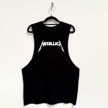 Merch Metallica: Metallica Unisex Vest T-shirt: Logo (black) (small) S