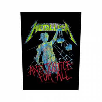 Merch Metallica: Nášivka na chrbát And Justice For All