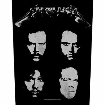 Merch Metallica: Nášivka na chrbát Black Album