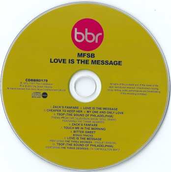 CD MFSB: Love Is The Message