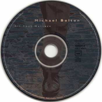 CD Michael Bolton: All That Matters