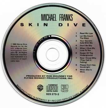 CD Michael Franks: Skin Dive