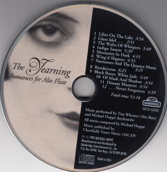 CD Michael Hoppe: The Yearning: Romances For Alto Flute