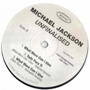 2LP Michael Jackson: Unfinalised