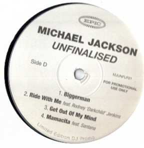 2LP Michael Jackson: Unfinalised