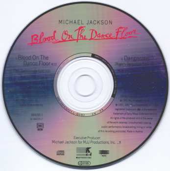 CD Michael Jackson: Blood On The Dance Floor