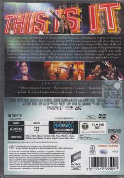 DVD Michael Jackson: Michael Jackson's This Is It