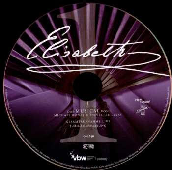 2CD Michael Kunze: Elisabeth (Gesamtaufnahme Live Jubiläumsfassung)
