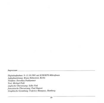 CD Michael Pohl: Die Mehmel-Orgel In Der Marienkirche Zu Greifswald