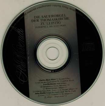 CD Michael Pohl: Die Sauerorgel Der Thomaskirche Leipzig - Michael Pohl Spielt Werke Von Widor, Boellmann Und Reubke