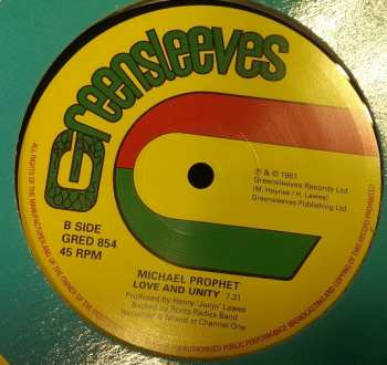 LP Michael Prophet: You Are A No Good / Love And Unity