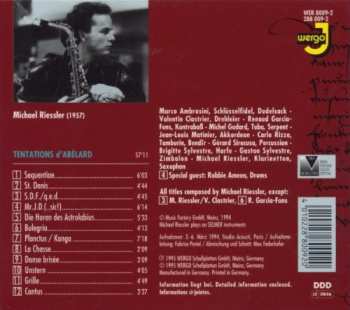 CD Michael Riessler: Tentations D'Abélard
