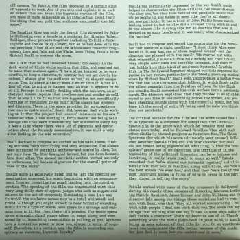 LP Michael Small: The Parallax View OST LTD | CLR