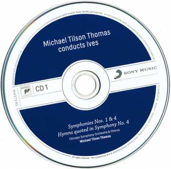 4CD/Box Set The Chicago Symphony Orchestra: Michael Tilson Thomas Conducts Ives