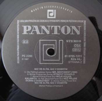 LP Michal Prokop: Nic Ve Zlým, Nic V Dobrým