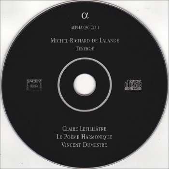 2CD Michel Richard Delalande: Tenebræ