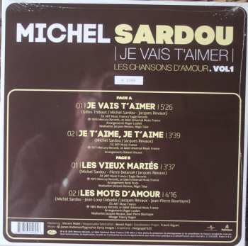 EP Michel Sardou: Je Vais T'aimer - Les Chansons D'amour. Vol1 LTD | NUM
