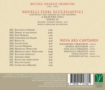 CD Nova Ars Cantandi: Novelli Fiori Ecclesiastici