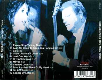 CD Mick Abrahams: How Many Times