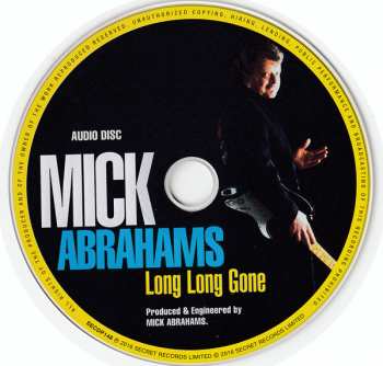 CD/DVD Mick Abrahams: Long Long Gone