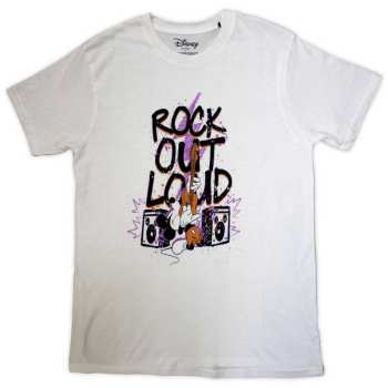 Merch Mickey Mouse: Mickey Mouse Unisex T-shirt: Rock Out Loud (small) S