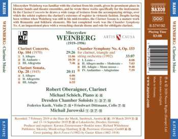 CD Mieczysław Weinberg: Clarinet Music