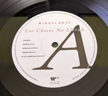 LP/CD Miguel Bosé: Los Chicos No Lloran