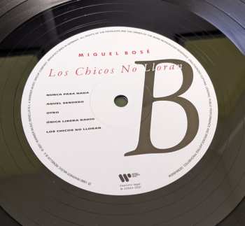 LP/CD Miguel Bosé: Los Chicos No Lloran