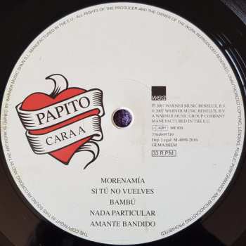 2LP Miguel Bosé: Papito