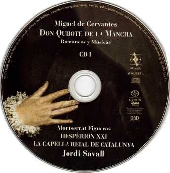 2SACD Jordi Savall: Don Quijote De La Mancha • Romances Y Músicas