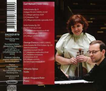 CD Mihaela Oprea: Carl Nielsen & George Enescu Sonatas