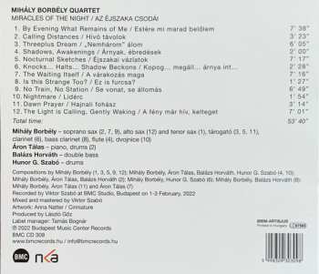 CD Mihaly Borbely Quartet: Miracles Of The Night