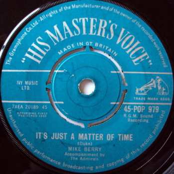 Album Mike Berry: It's Just A Matter Of Time