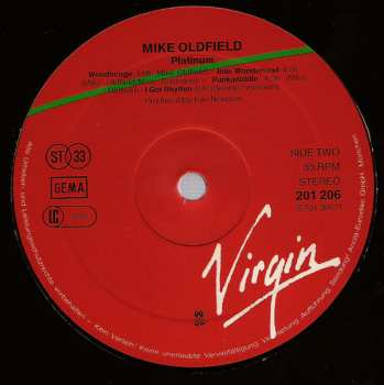 LP Mike Oldfield: Platinum