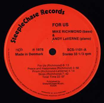 LP Mike Richmond: For Us