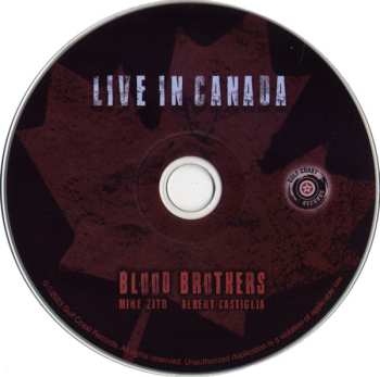 CD Mike Zito: Blood Brothers Live In Canada DIGI