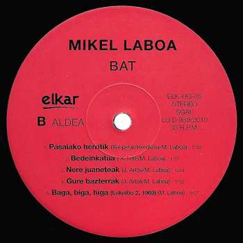 2LP Mikel Laboa: Bat-Hiru