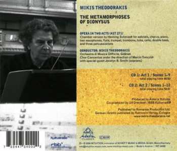 2CD Mikis Theodorakis: The Metamorphoses Of Dionysus