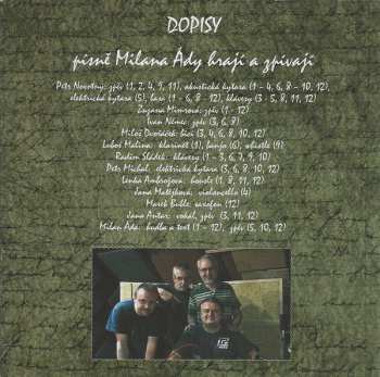 CD Milan Áda: Dopisy