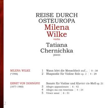 SACD Tatiana Chernichka: Reise Durch Osteuropa