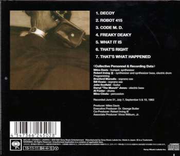 CD Miles Davis: Decoy LTD
