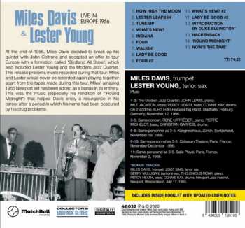CD Miles Davis: Live in Europe 1956 LTD | DIGI